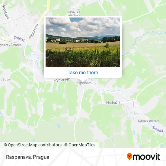 Карта Raspenava
