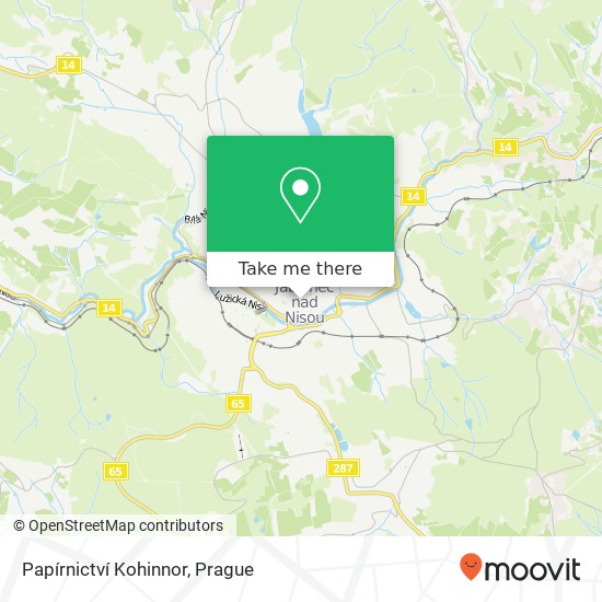 Papírnictví Kohinnor map