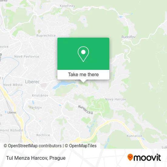 Карта Tul Menza Harcov
