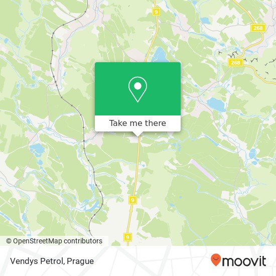 Vendys Petrol map