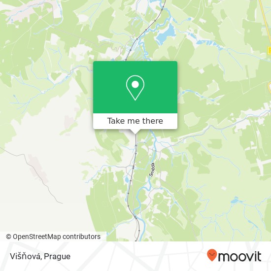 Višňová map