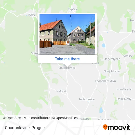 Карта Chudoslavice