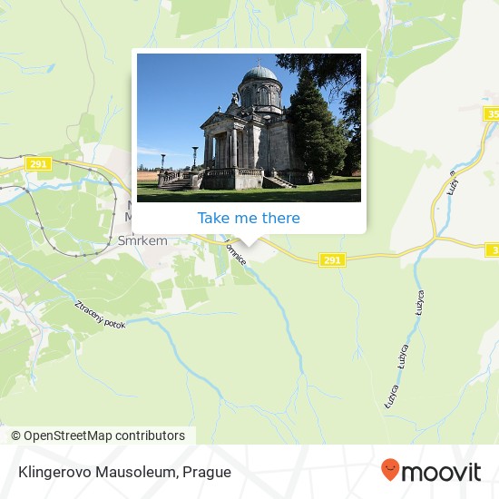 Карта Klingerovo Mausoleum