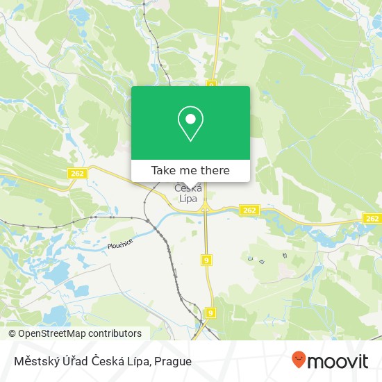 Městský Úřad Česká Lípa map