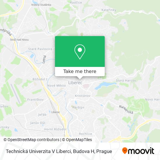 Technická Univerzita V Liberci, Budova H map