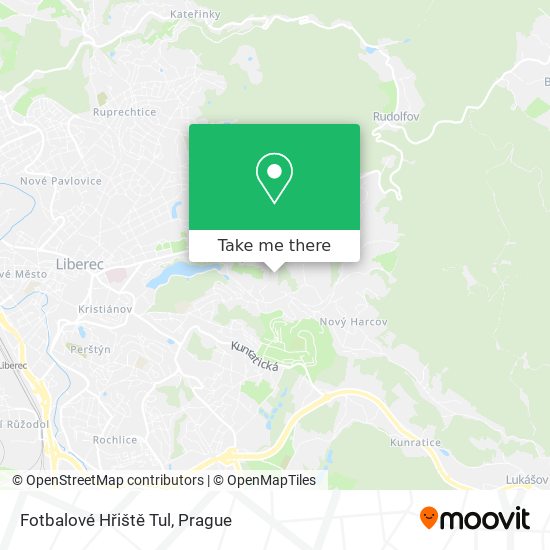 Fotbalové Hřiště Tul map