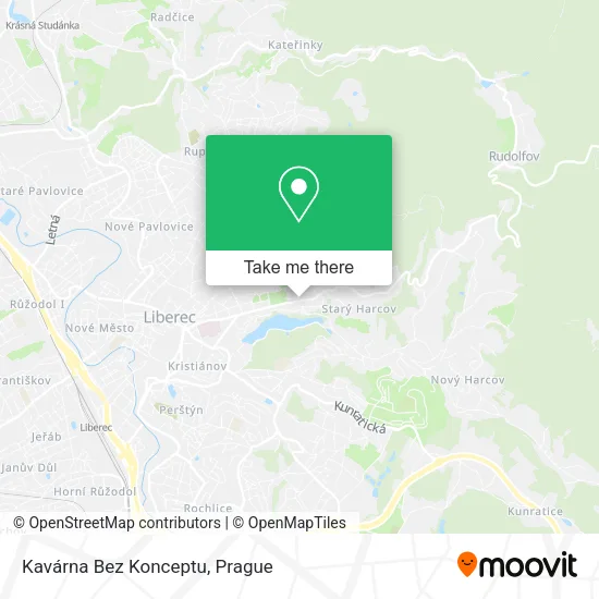 Карта Kavárna Bez Konceptu