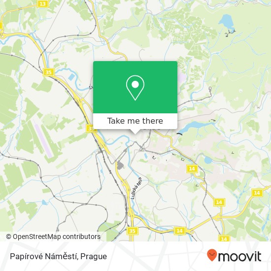 Papírové Náměstí map