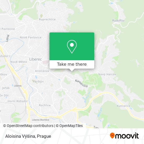 Aloisina Výšina map
