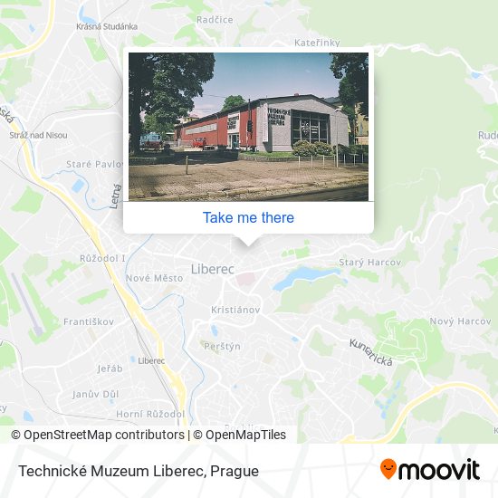 Technické Muzeum Liberec map