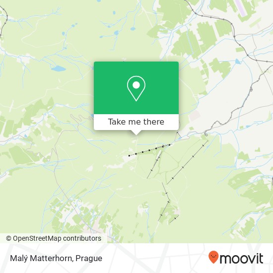 Malý Matterhorn map