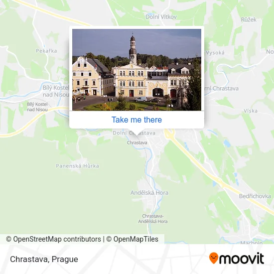 Карта Chrastava