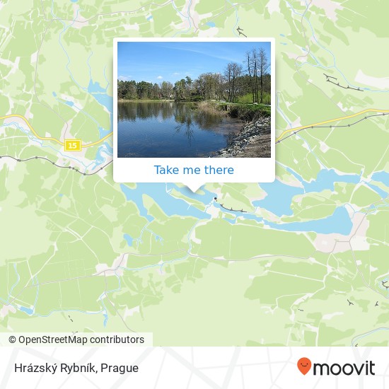 Hrázský Rybník map