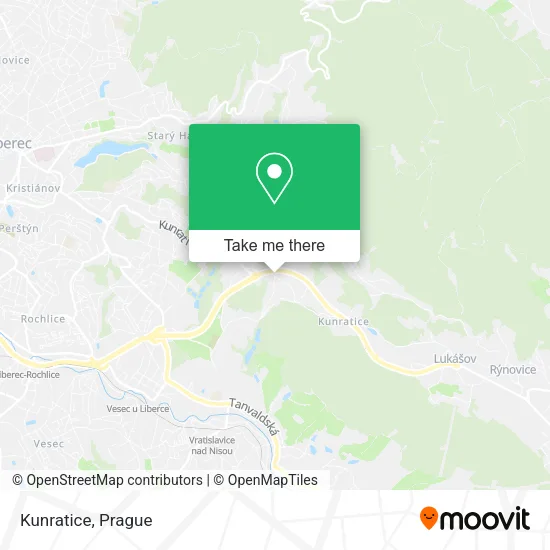 Карта Kunratice