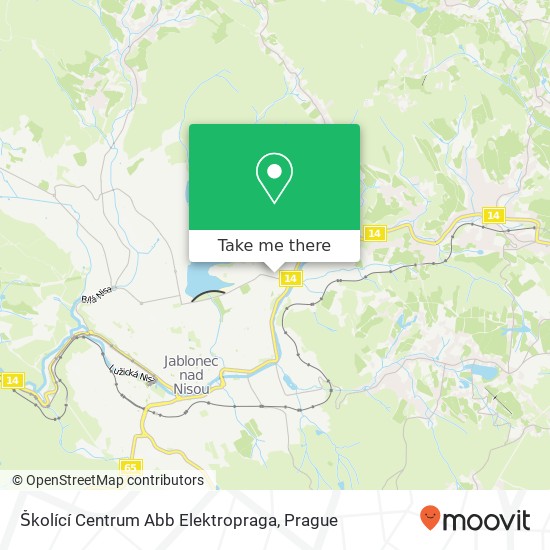 Školící Centrum Abb Elektropraga map