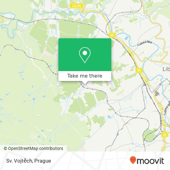 Sv. Vojtěch map