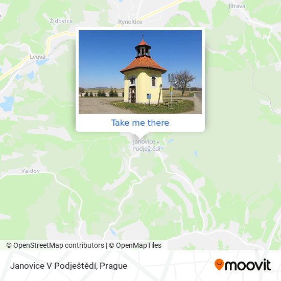 Карта Janovice V Podještědí