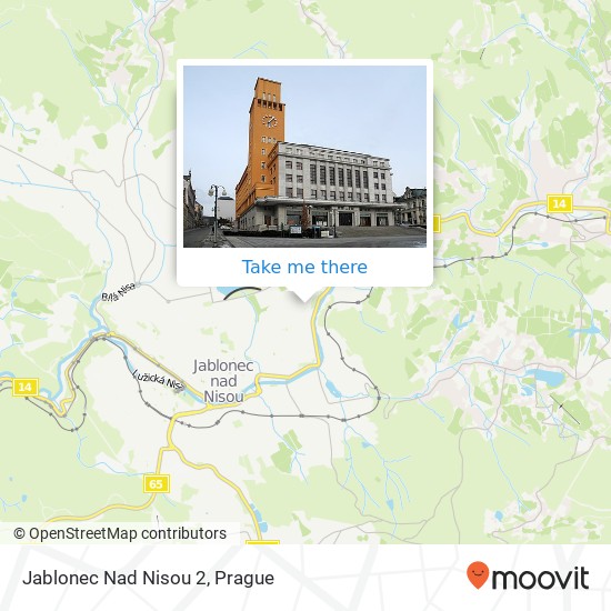 Jablonec Nad Nisou 2 map