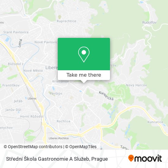 Střední Škola Gastronomie A Služeb map