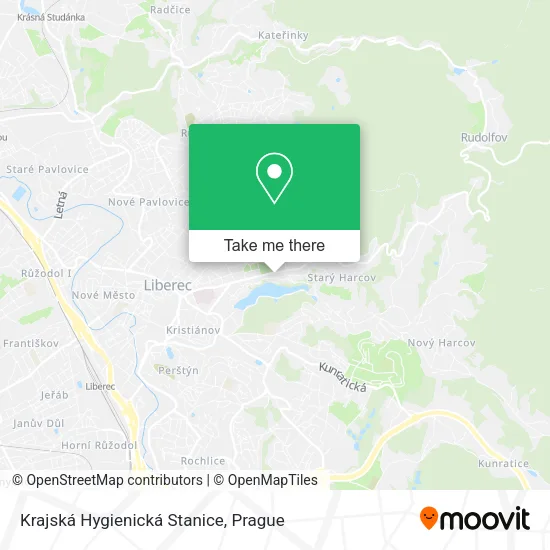 Карта Krajská Hygienická Stanice