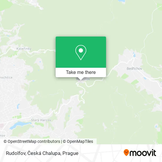 Карта Rudolfov, Česká Chalupa