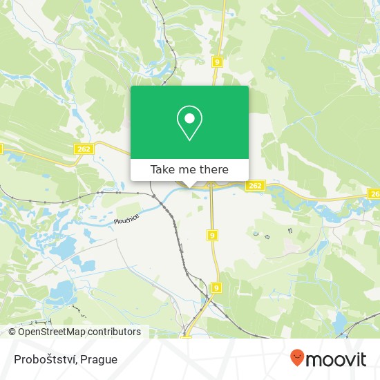 Proboštství map