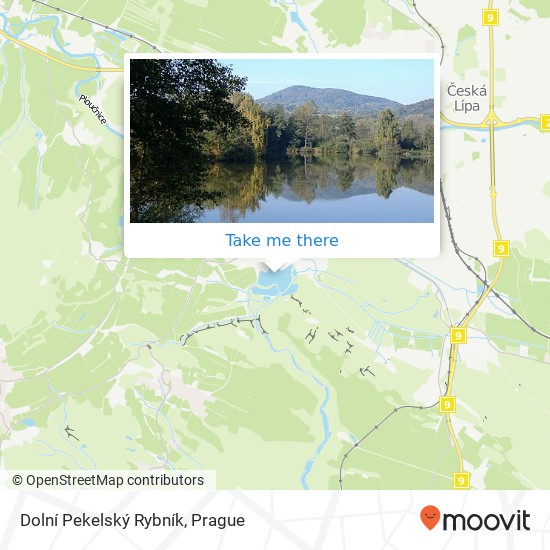 Dolní Pekelský Rybník map