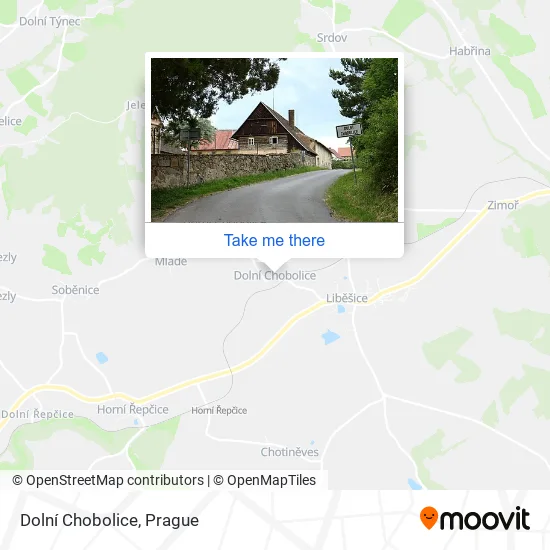 Карта Dolní Chobolice