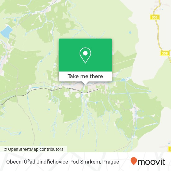 Obecní Úřad Jindřichovice Pod Smrkem map