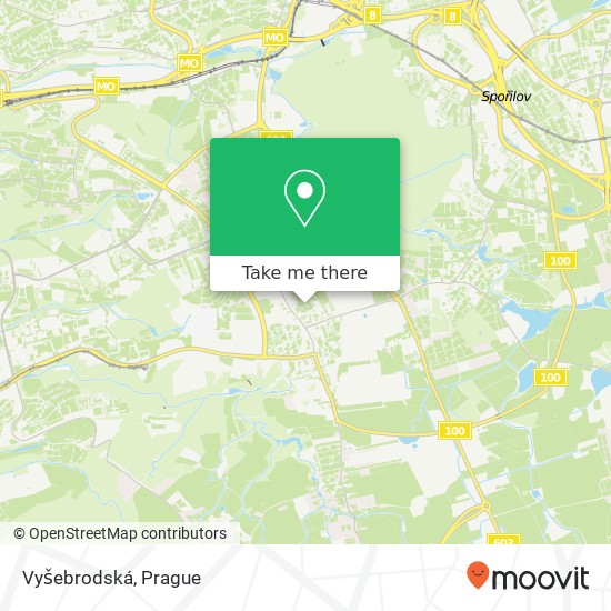 Vyšebrodská map