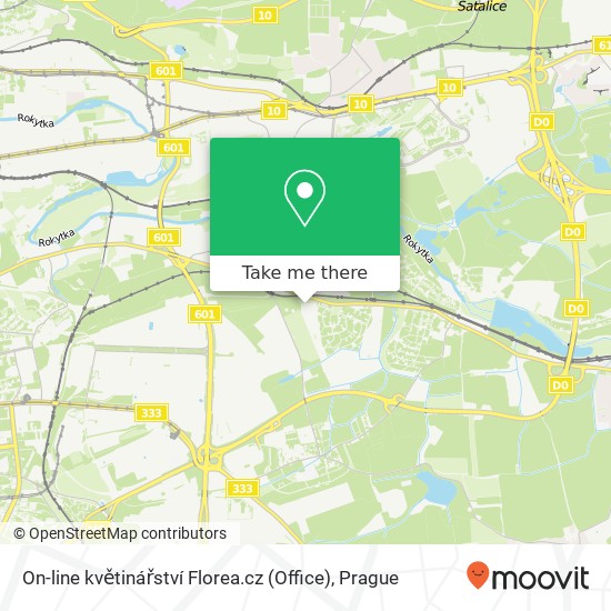 On-line květinářství Florea.cz (Office) map