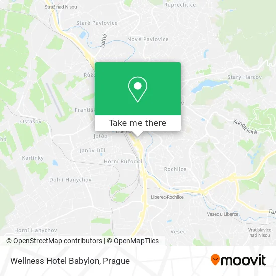 Карта Wellness Hotel Babylon
