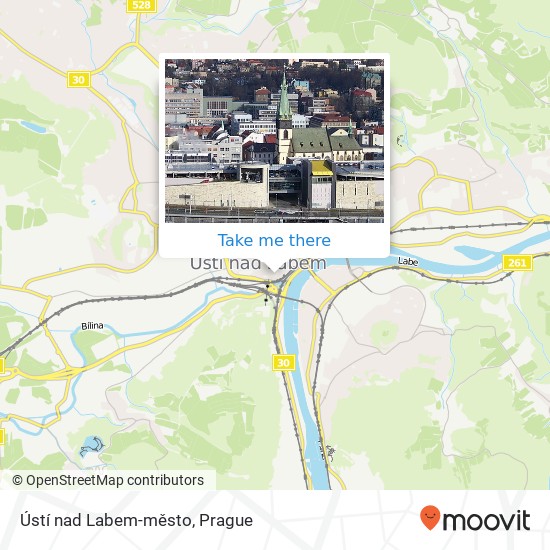 Ústí nad Labem-město map