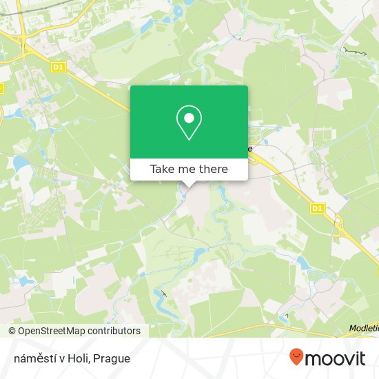 náměstí v Holi map