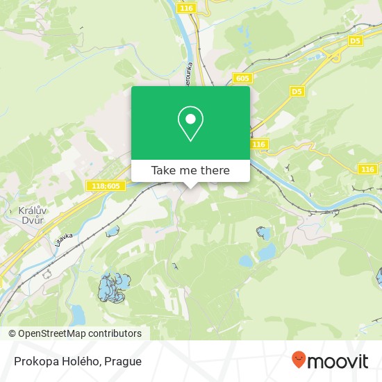 Prokopa Holého map