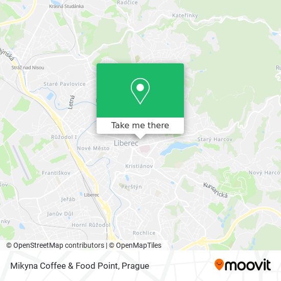 Mikyna Coffee & Food Point map