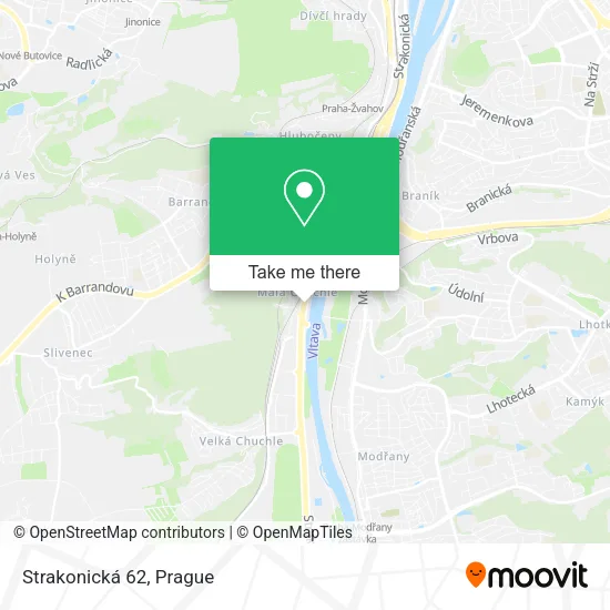 Карта Strakonická 62