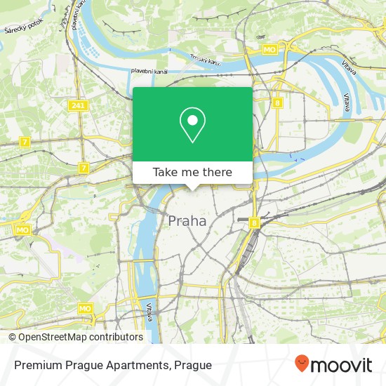 Premium Prague Apartments map