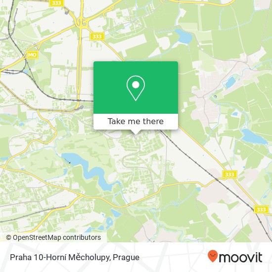 Praha 10-Horní Měcholupy map