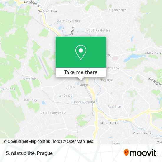 5. nástupiště map