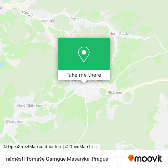 náměstí Tomáše Garrigue Masaryka map