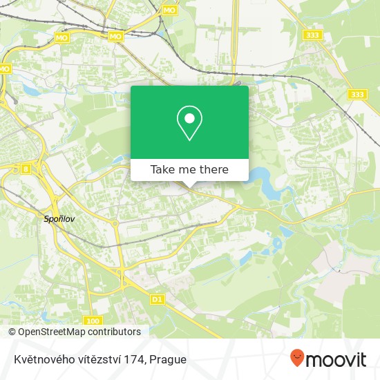 Květnového vítězství 174 map