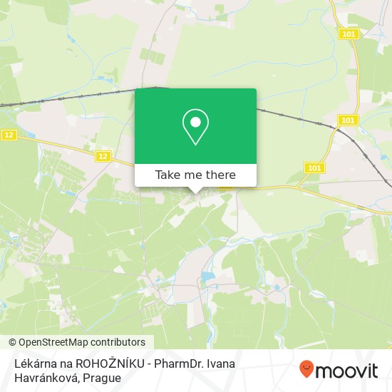 Карта Lékárna na ROHOŽNÍKU - PharmDr. Ivana Havránková
