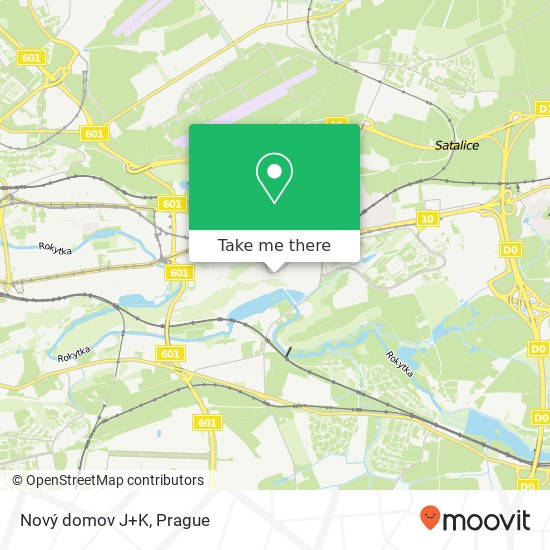 Nový domov J+K map