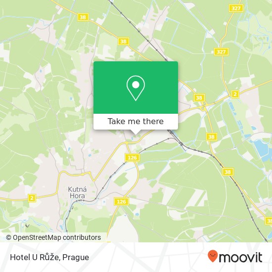 Hotel U Růže map