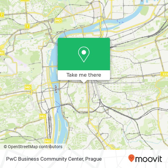 PwC Business Community Center map