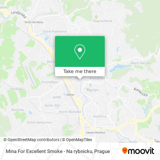 Карта Mina For Excellent Smoke - Na rybnicku
