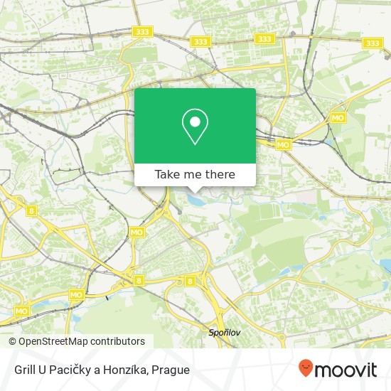 Grill U Pacičky a Honzíka map