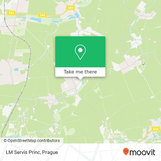 LM Servis Princ map