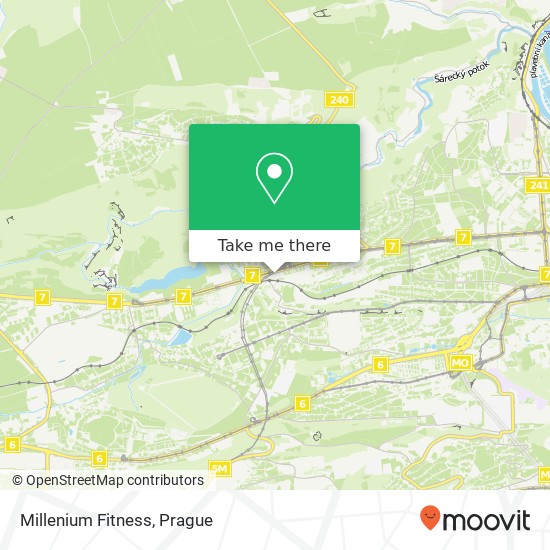 Millenium Fitness map